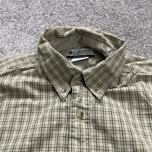 Columbia Flannel Shirt Mens Medium Multicolor Plaid Button Down Long Sleeve Top - Picture 10 of 10